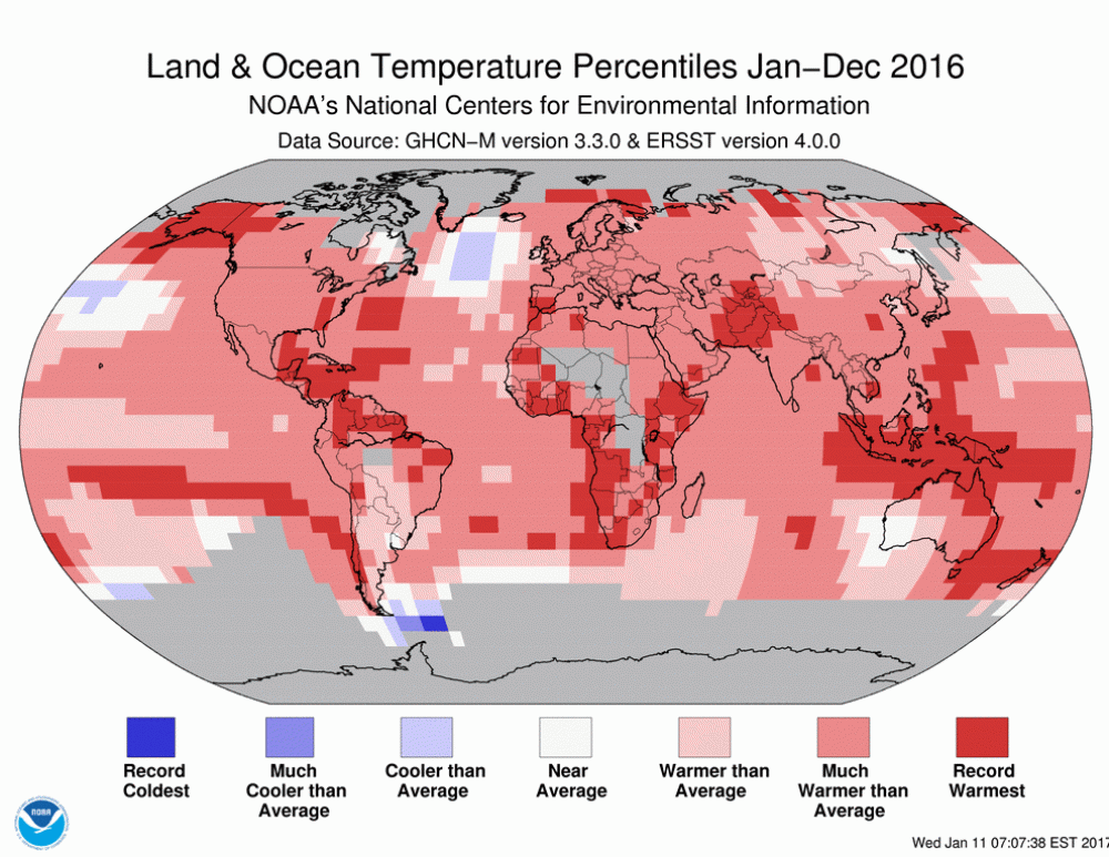 Lämpökartta vuodesta 2016