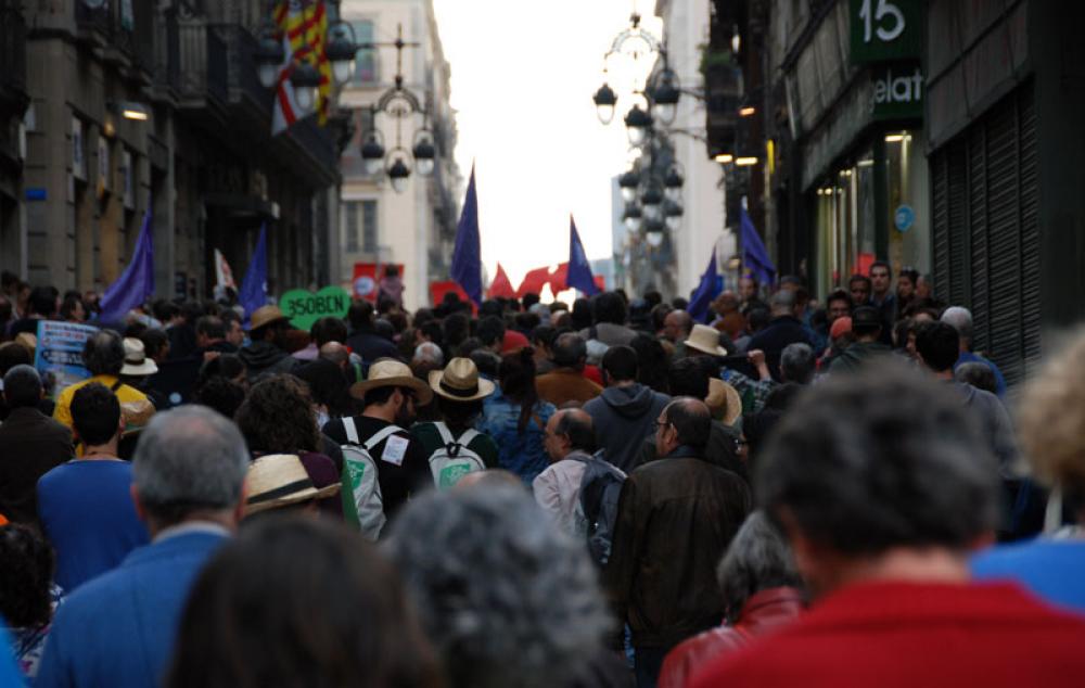 Mielenosoitus Barcelonassa