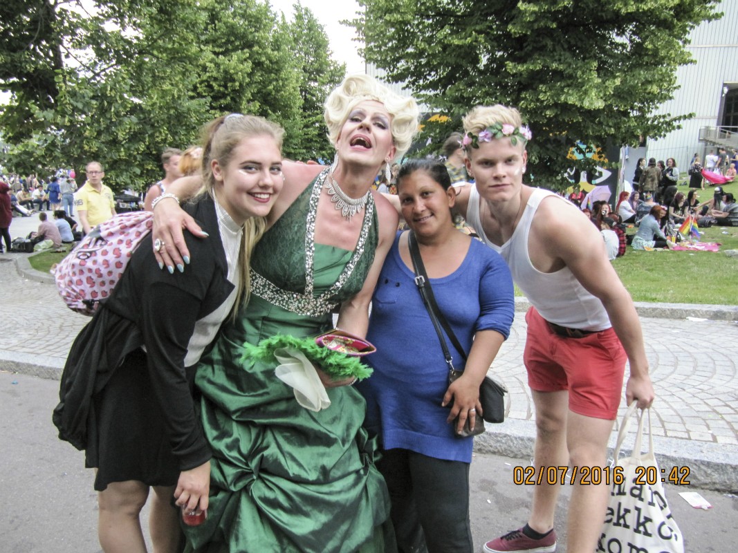 Pride-juhlat Kansalaistorilla heinäkuussa. Kuvaaja: Georgina Vasiliva