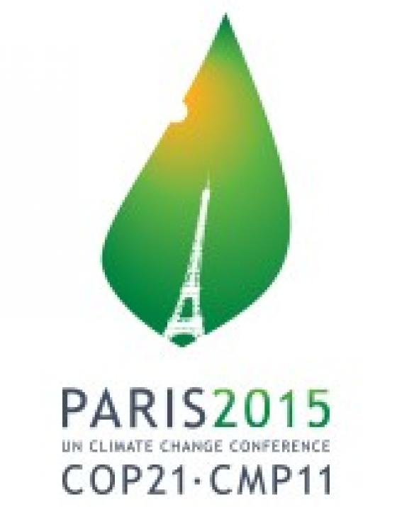 Pariisin ilmastokokouksen logo