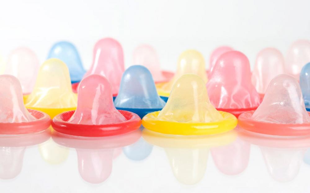 Kuvituskuvassa kondomeja