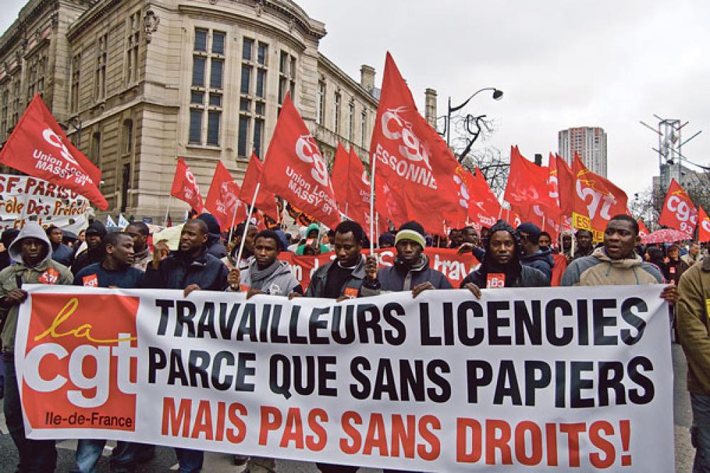 Mielenosoitus Ranskassa.