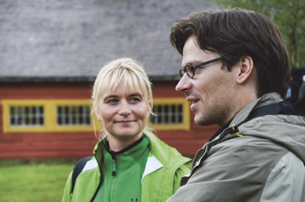 Janina Andersson ja Ville Niinistö.