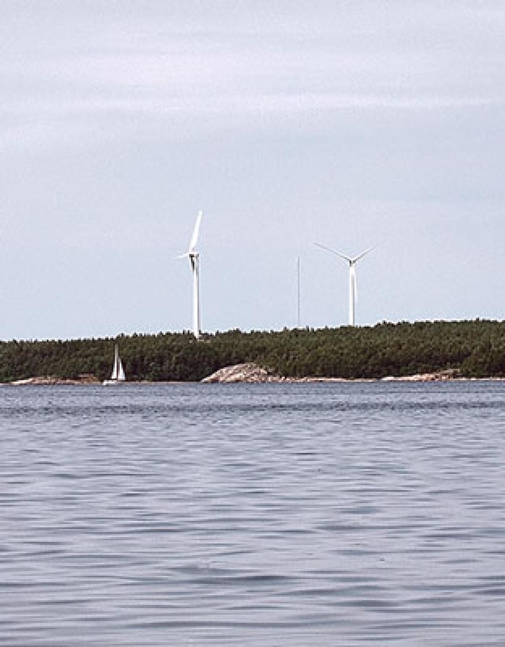 Tuulivoimaa Ahvenanmaalla.
