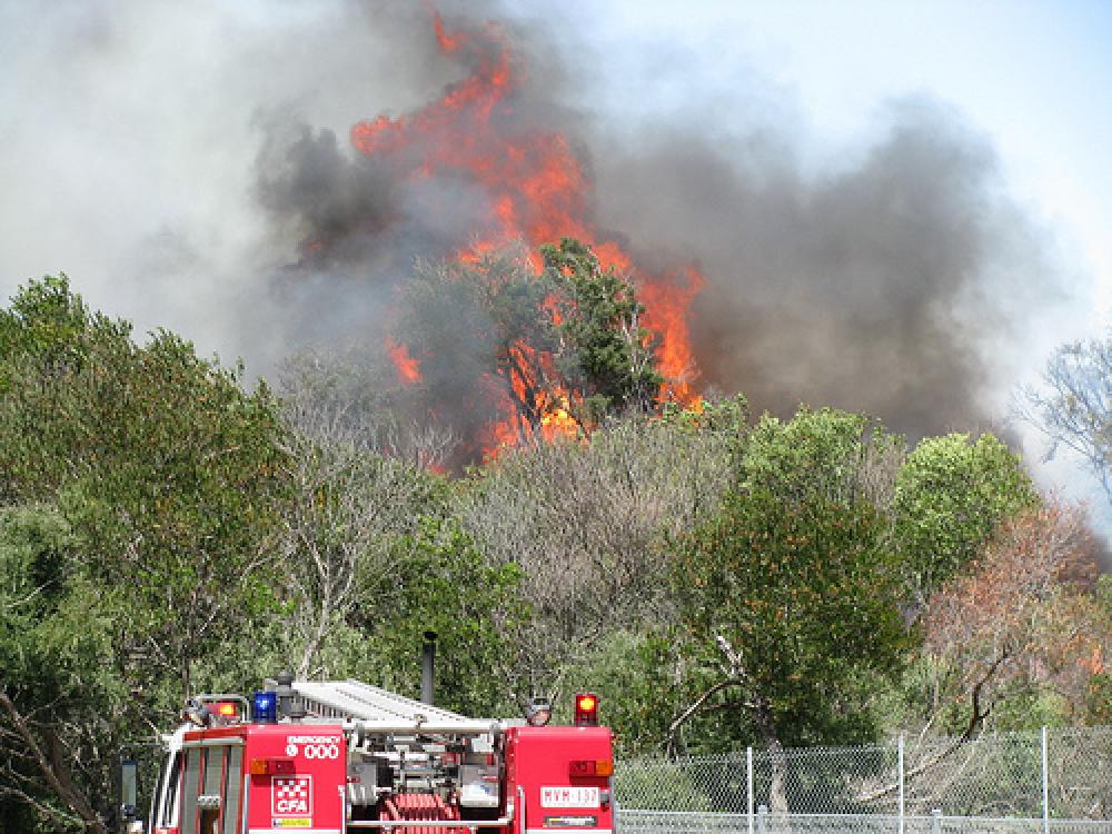 Metsäpalo Victorian osavaltiossa Australiassa.