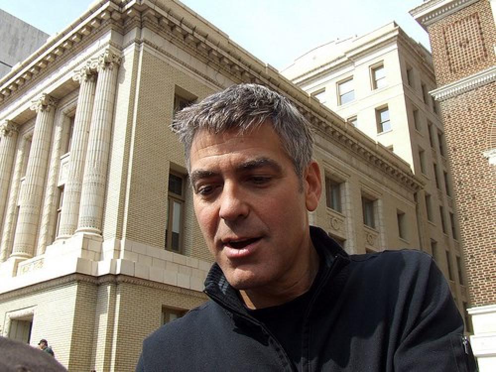 Näyttelijä George Clooney.