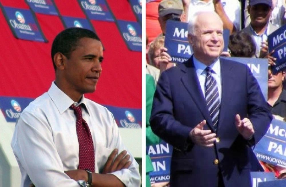 Obama ja McCain.
