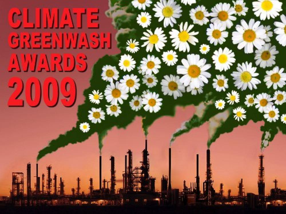 Climate Greenwash Awards 2009 -logo.