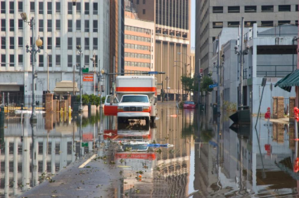 New Orleans hirmumyrsky Katrinan jälkeen.