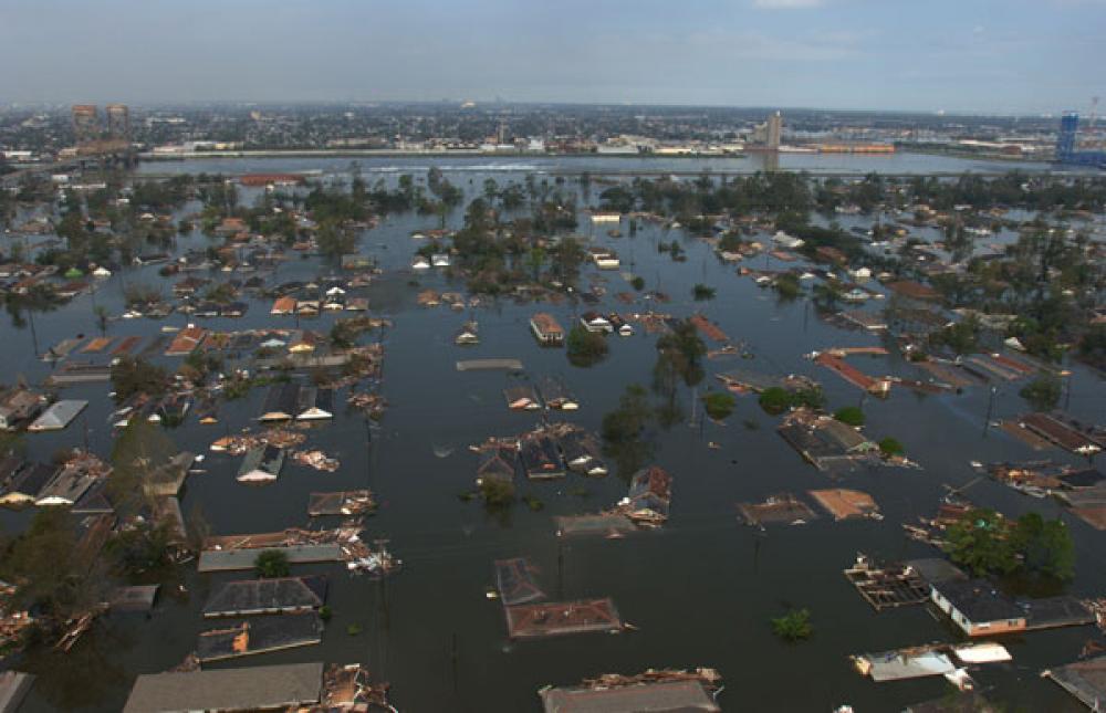 Katrinan tuhoja vuonna 2005.