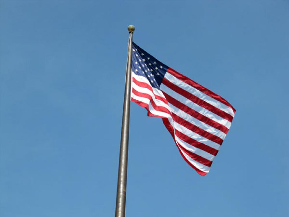 Yhdysvaltain lippu.