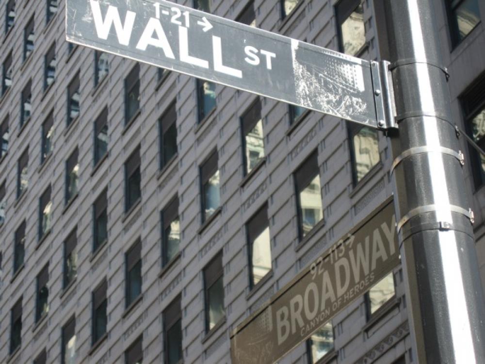Wall Streetin ja Broadwayn kulma.