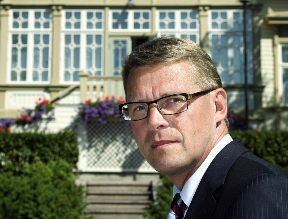 Pääministeri Matti Vanhanen.