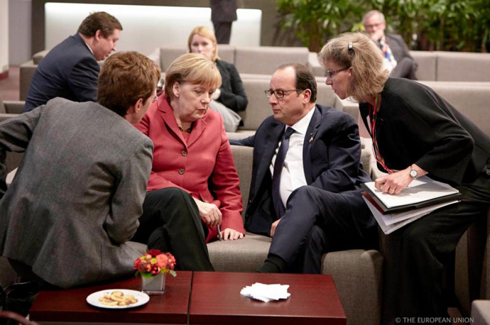 Angela Markel ja Francois Hollande