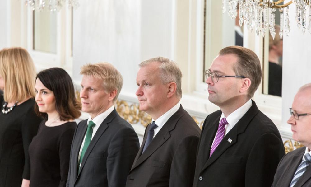 Olli Rehn ministeririvissä