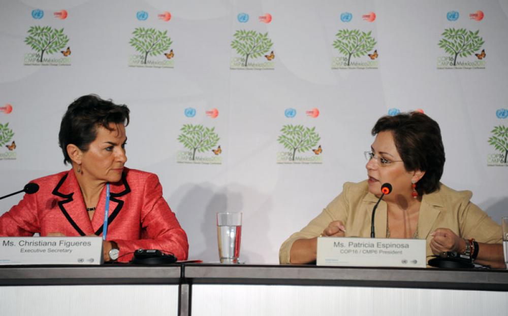 Christiana Figueres ja Patricia Espinosa